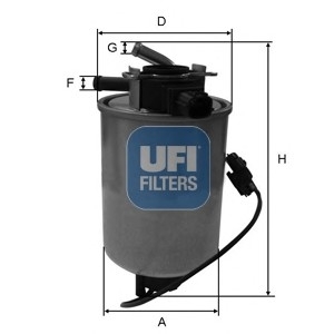 Топливный фильтр UFI 24.018.01 (фото 1)