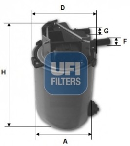 Топливный фильтр UFI 24.061.01 (фото 1)