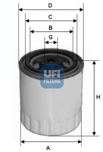 Топливный фильтр UFI 24.321.00 (фото 1)