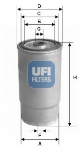 Паливний фільтр UFI 24.379.01 (фото 1)