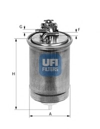 Топливний фільтр UFI 24.391.00 (фото 1)