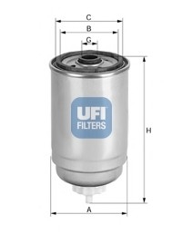 Паливний фільтр UFI 24.401.00 (фото 1)