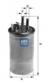 Фільтр палива UFI 24.433.00 (фото 1)