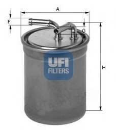 Паливний фільтр UFI 24.437.00 (фото 1)