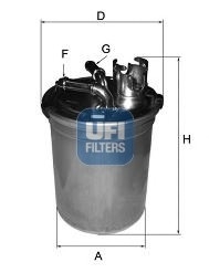 Топливный фильтр UFI 24.451.00 (фото 1)