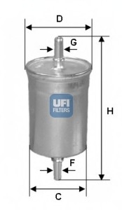 Паливний фільтр UFI 31.515.00 (фото 1)