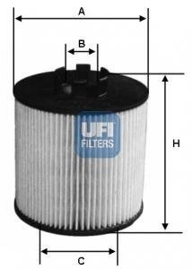 Масляный фильтр UFI 25.012.00 (фото 1)
