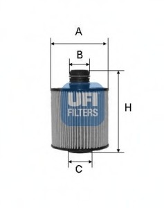 Масляный фильтр UFI 25.083.00 (фото 1)