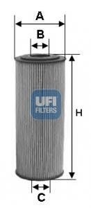 Масляний фільтр UFI 25.154.00 (фото 1)