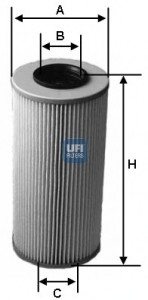 Фільтр масла UFI 25.587.00 (фото 1)