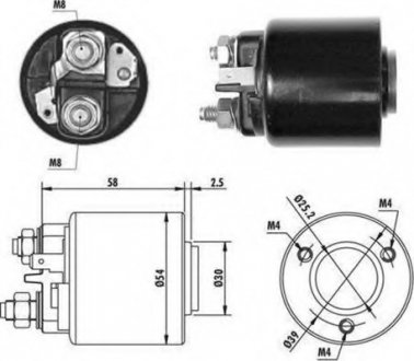 Реле втягуюче MAGNETI MARELLI AME0060 (фото 1)