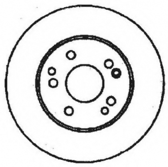 Гальмівний диск Jurid 561333JC (фото 1)