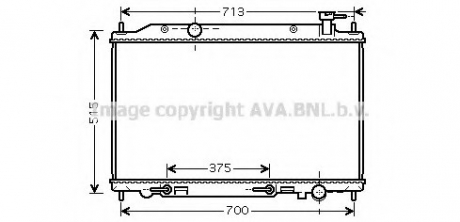 Радіатор AVA COOLING DN 2295 (фото 1)