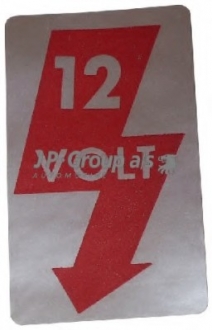 Стікер, 12V FOR DOOR PILLAR JP GROUP 8101500306 (фото 1)