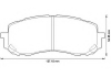 Колодки гальмівні Bendix передні Subaru Impreza FDB1863 572571B