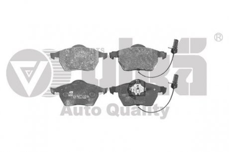 Колодки тормозные передние без датчика износа Skoda Superb (02-08)/VW Passat (97-05)/Audi A4 (03-06) VIKA 66980008901 (фото 1)