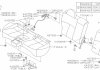 Окантовка кнопки сидения заднего 64328AG001JC SUBARU