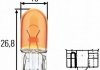 Лампа розжарювання, WY5W 12V 5W W 2,1 x 9,5d Amber 8GP003594541 HELLA