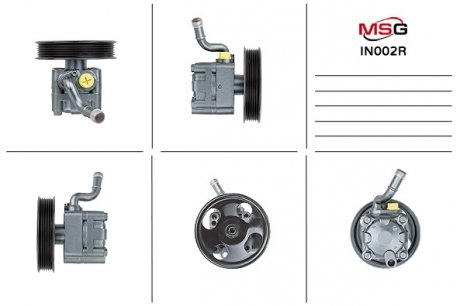 Насос Г/У восстановленный INFINITI EX35 J50 07-12, INFINITI M G 35/35/25 06-,INFINITIFX45/35 03-08 MSG IN 002R (фото 1)