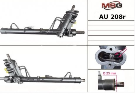 Рейка с Г/У восстановленная AUDI A2 (8Z0) 00-05,SEAT CORDOBA (6L2) 02-09,SKODA FABIA (6Y2) 00-08 MSG AU 208R (фото 1)