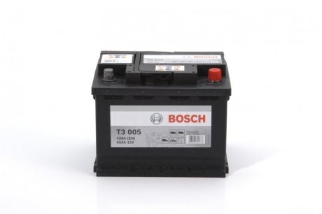 Стартерная аккумуляторная батарея, Стартерная аккумуляторная батарея BOSCH 0 092 T30 050 (фото 1)