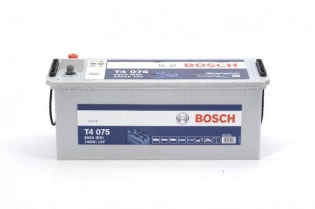 Стартерная аккумуляторная батарея, Стартерная аккумуляторная батарея BOSCH 0 092 T40 750 (фото 1)