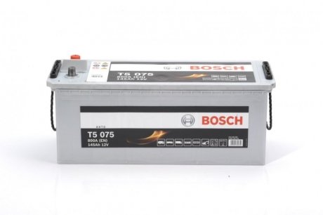 Стартерная аккумуляторная батарея, Стартерная аккумуляторная батарея BOSCH 0 092 T50 750 (фото 1)