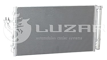 Радіатор кондиц. с ресивером Sportage III/Hyundai iX35 (10-) 2.0i/2.4i LUZAR LRAC 08S5 (фото 1)