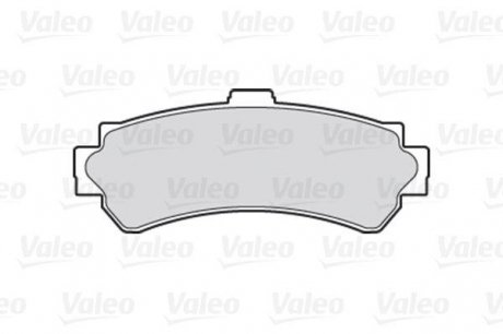 КОЛОДКИ ТОРМ. ЗАД.NISSAN ALMERA NISSAN ALMERA 1.4/1.6/2.0D 07/95-03/00 Valeo 301449 (фото 1)