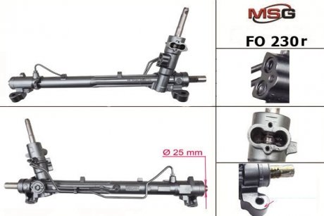 Рейка с Г/У восстановленная FORD FOCUS C-MAX 03-07,FOCUS II (DA_) 04- MSG FO 230R (фото 1)