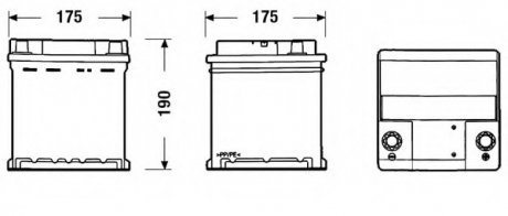 Акумулятор EXIDE EC400 (фото 1)