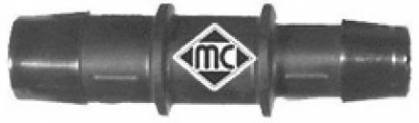 Універсальний пластиковый зєднувач шлангів 19mmX16mm (прямой) Metalcaucho 00050 (фото 1)