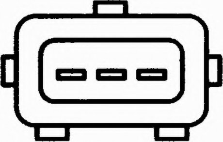 Датчик колінвала Audi A4, A6/VW PASSAT 1.6/1.8 94-05 6PU009110-601 HELLA 6PU009110601 (фото 1)