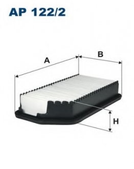 Фільтр повітря AP 122/2 FILTRON AP1222 (фото 1)