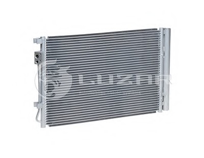 Радиатор кондиц. с ресивером Hyundai Solaris/Kia Rio (10-) LUZAR LRAC 08L4 (фото 1)