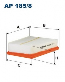 Фильтр воздушный RENAULT MEGANE 2.0 09- FILTRON AP1858 (фото 1)