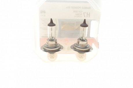 Лампа H7 Range Power 50+ 12V 55W (к-кт 2шт в пласт. уп.) NARVA 483392100 (фото 1)