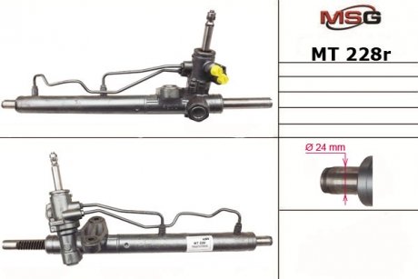 Рейка с Г/У восстановленная MITSUBISHI Lancer 2000-2009 RHD MSG MT 228R (фото 1)