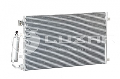Радиатор кондиц. с ресивером Nissan Qashqai (07-) 2.0i LUZAR LRAC 1420 (фото 1)