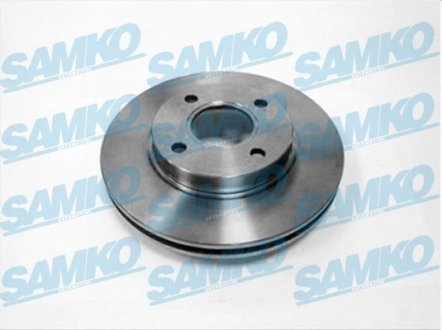Тормозная диск передний 260/24 MONDEO 93-00 SCORPIO 94-98 SAMKO F1421V (фото 1)