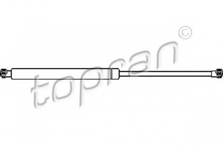Упругий элемент, крышка багажника / помещения для груза TOPRAN / HANS PRIES 700710 (фото 1)