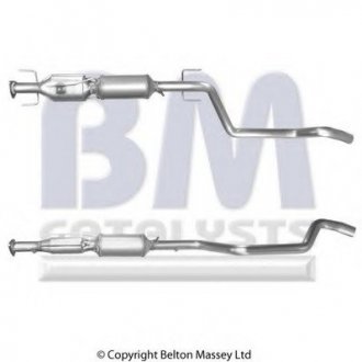 Сажевый / частичный фильтр, система выхлопа ОГ BM CATALYSTS BM11028H (фото 1)