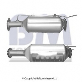 Сажевый / частичный фильтр, система выхлопа ОГ BM CATALYSTS BM11006 (фото 1)