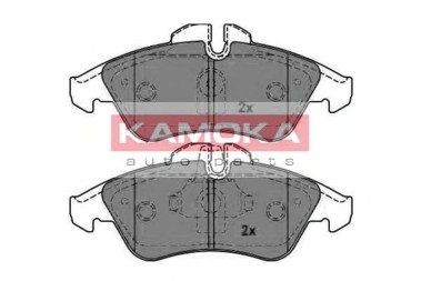 Гальмівні колодки, дискове гальмо (набір) KAMOKA JQ1012076 (фото 1)