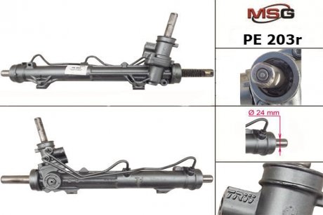 Рейка с Г/У восстановленная PEUGEOT 206 1998-2009 TRW MSG PE 203R (фото 1)