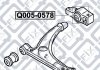Сайлентблок задній переднього важеля без кронштейна Q-FIX Q005-0578 (фото 3)