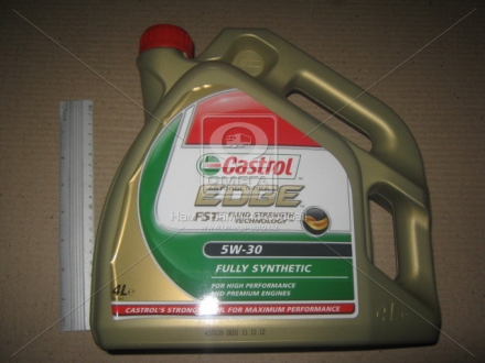 Масло моторн. EDGE 5W-30 (Канистра 4л) CASTROL RB-EDG53L-4X4L (фото 1)