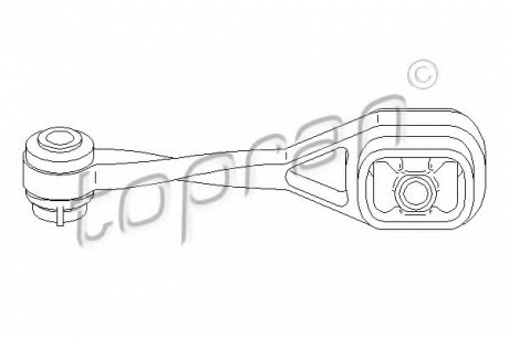 Подвеска, вспомогательная рама / агрегатная опора TOPRAN / HANS PRIES 700525 (фото 1)