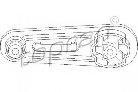 Подвеска, вспомогательная рама / агрегатная опора TOPRAN / HANS PRIES 700553 (фото 1)