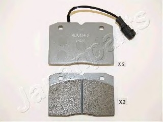 Комплект тормозных колодок, дисковый тормоз JAPANPARTS PA-016AF (фото 1)